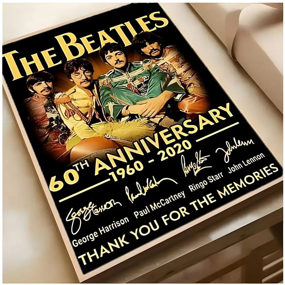 The Beatles Classic Rock Music Canvas Wall Art