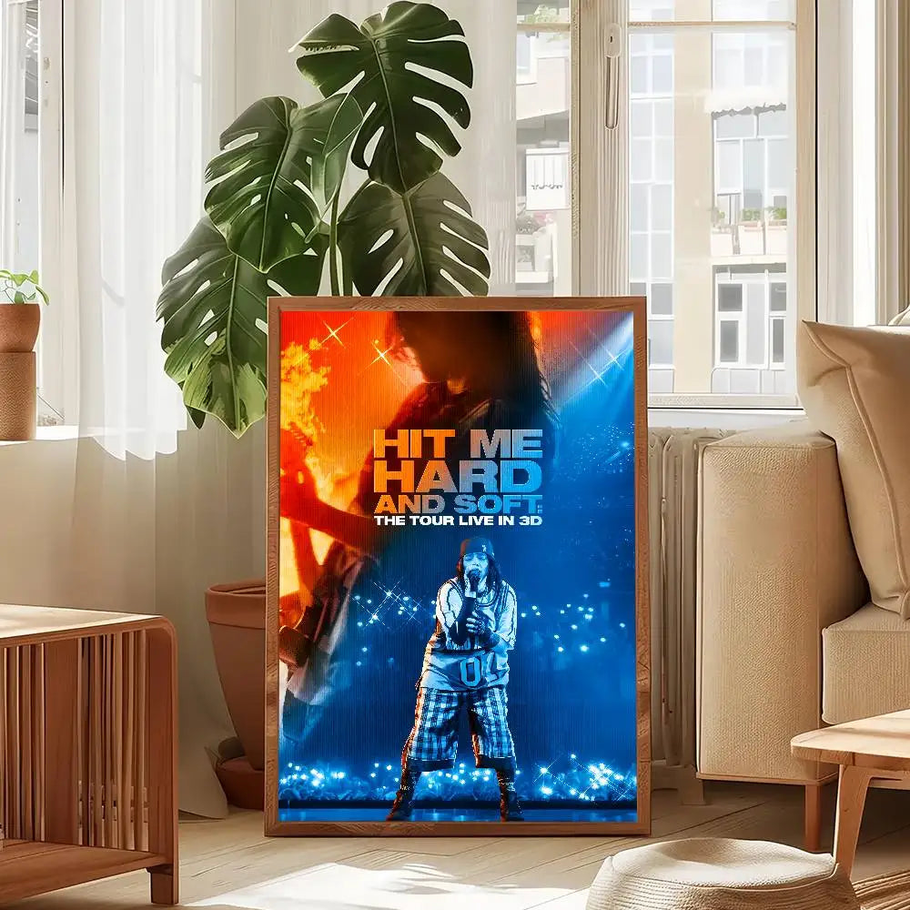Billie Eilish Music Singer Canvas Wall Art Poster