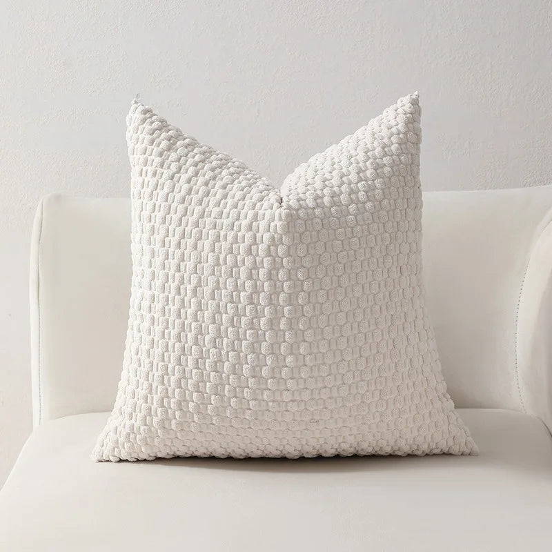 Decorative Throw Pillow Cover — styling detail