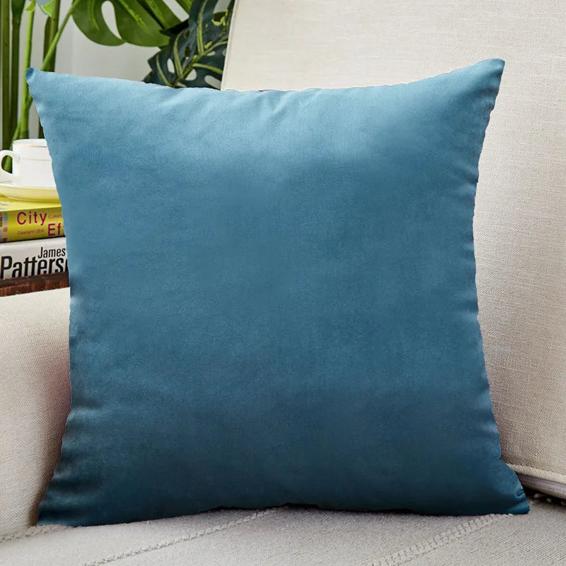 Nordic Velvet Throw Pillow Cover