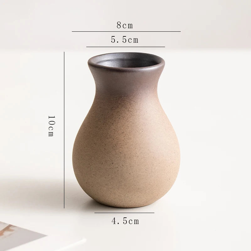 Stone Shape Ceramic Mini Vase Hydroponic Gift | Aurelia