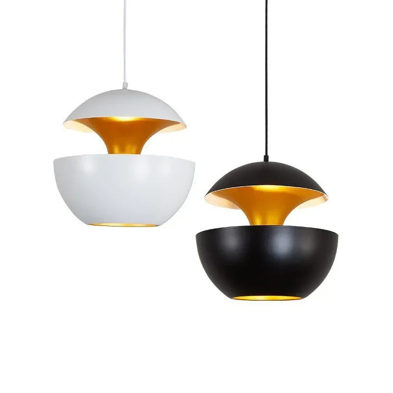 Postmodern Aluminum Dome Pendant Light