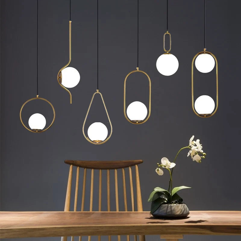 Metal Cage Pendant Light