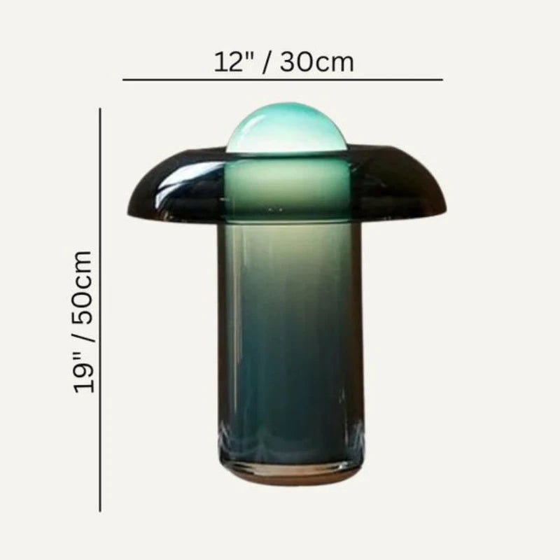 Nordic luxury table lamp switched off clean postmodern form