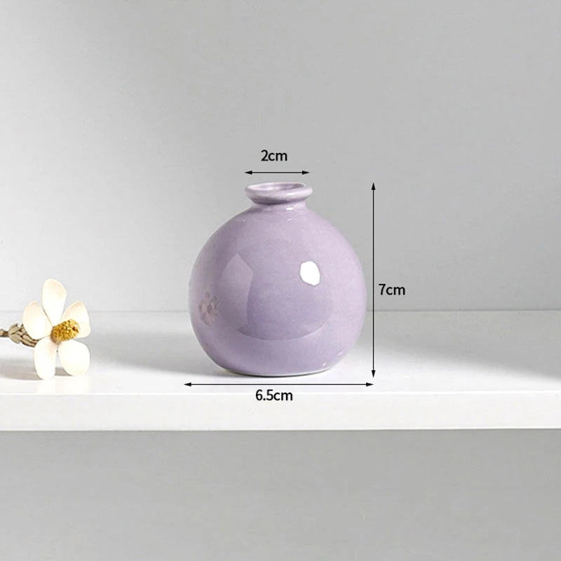 Nordic Ceramic Mini Vase Set