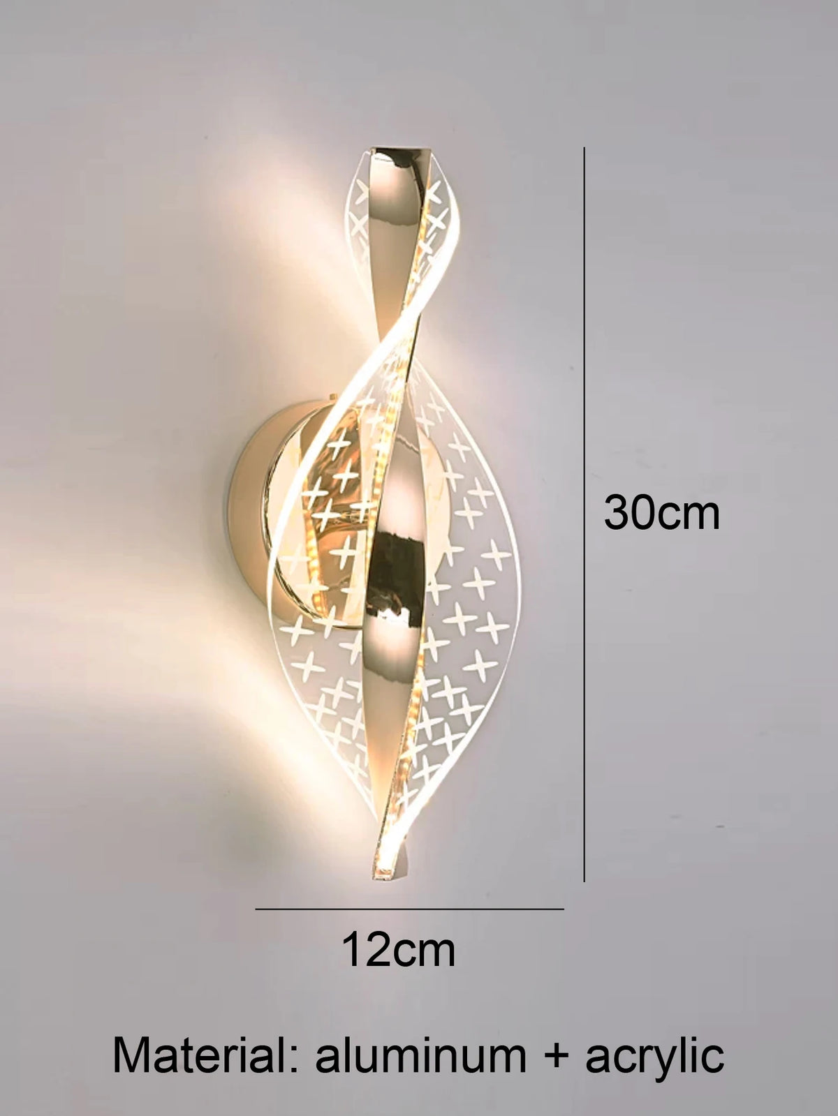 Modern Acrylic LED Outdoor Wall Sconce