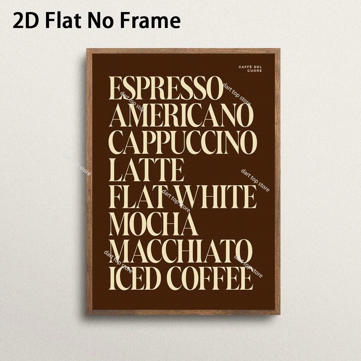 Coffee Lover Cartoon Animal Canvas Wall Art