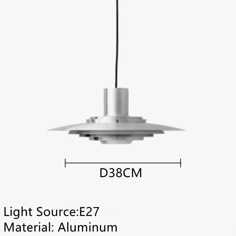 Metal UFO Disc Pendant Light