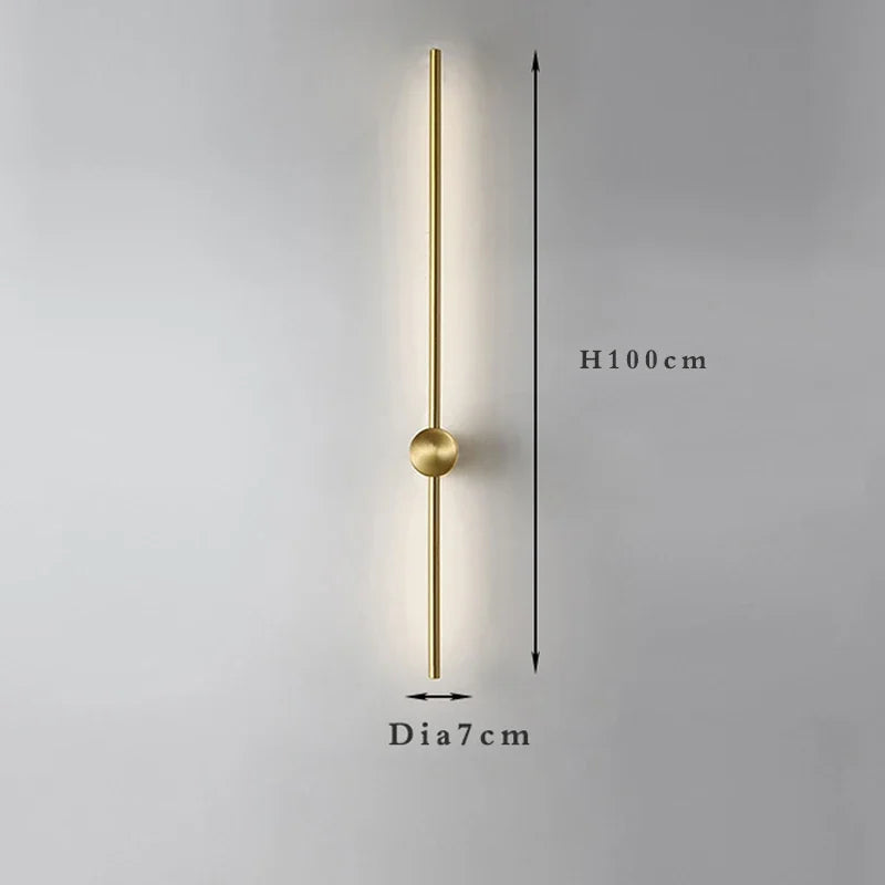 Modern Long Line LED Wall Sconce