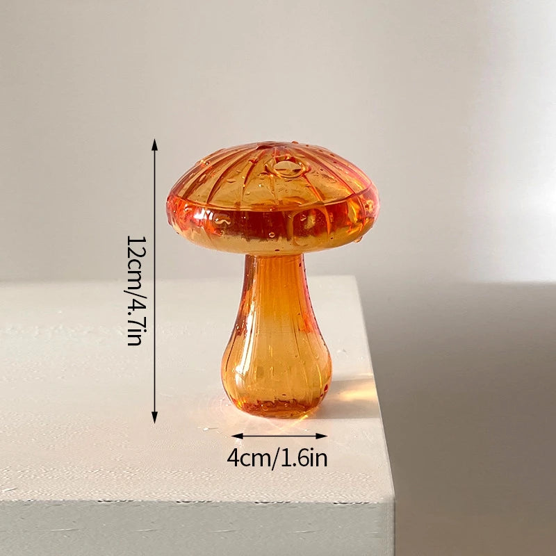 Mushroom Glass Hydroponic Flower Vase