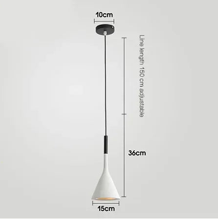 Multicolor Metal Pendant Light