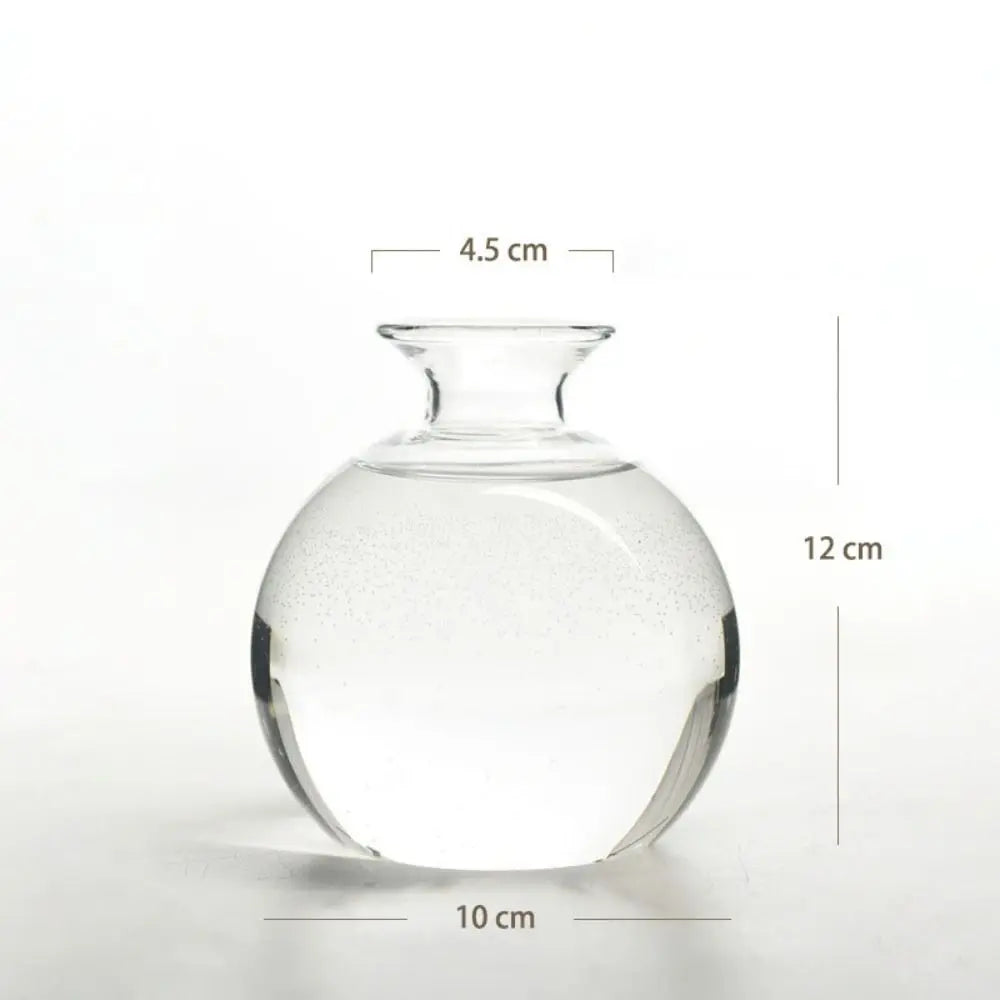 Multiple avocado glass starter vases in four styles