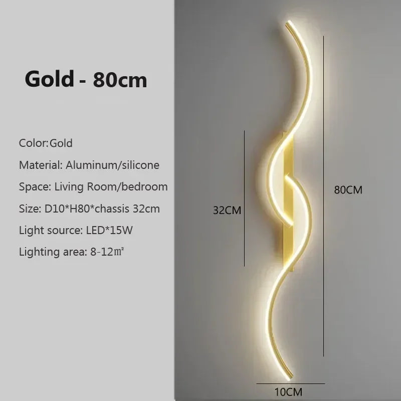 Modern LED Long Strip Wall Sconce