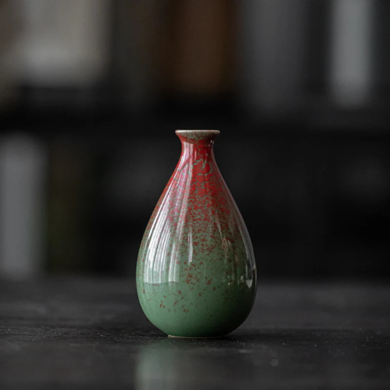 Retro Ceramic Flower Vase Indoor Home Décor | Aurelia