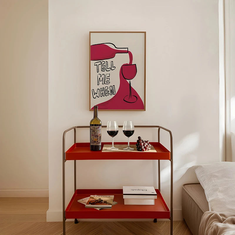 Retro Coffee Menu Kitchen Canvas Wall Art Print