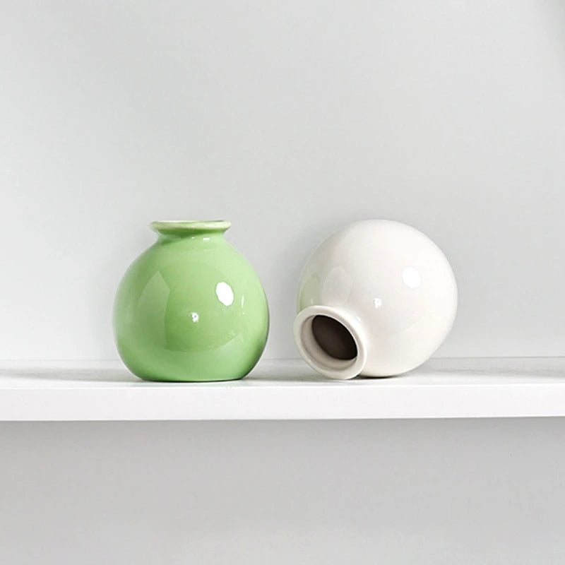 Nordic Ceramic Mini Vase Set