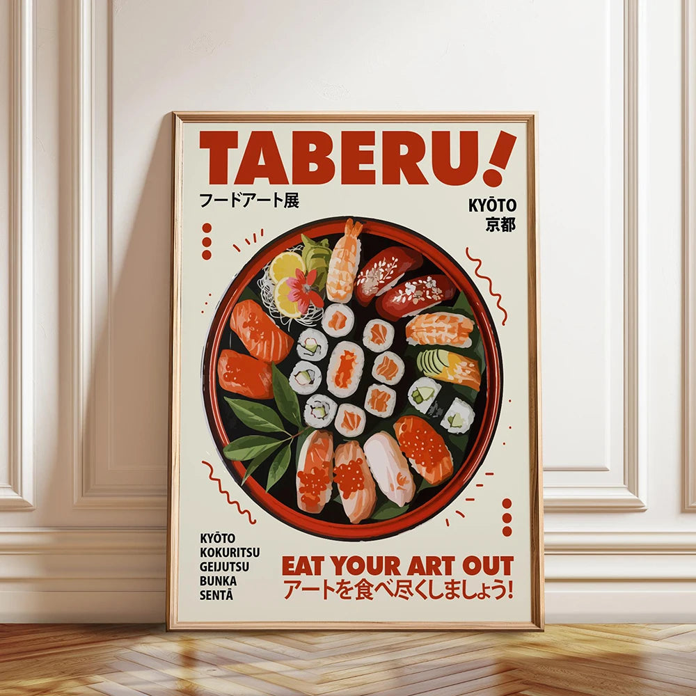 Japanese Sushi Bar Canvas Wall Art