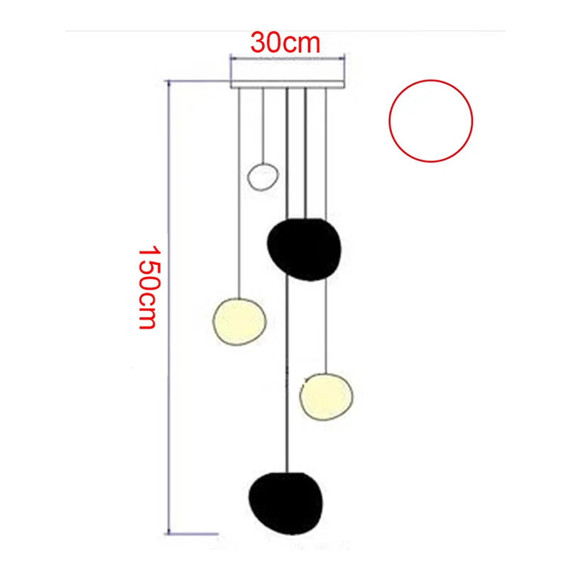 Fourteen head long chassis acrylic chandelier, 23.6 in long