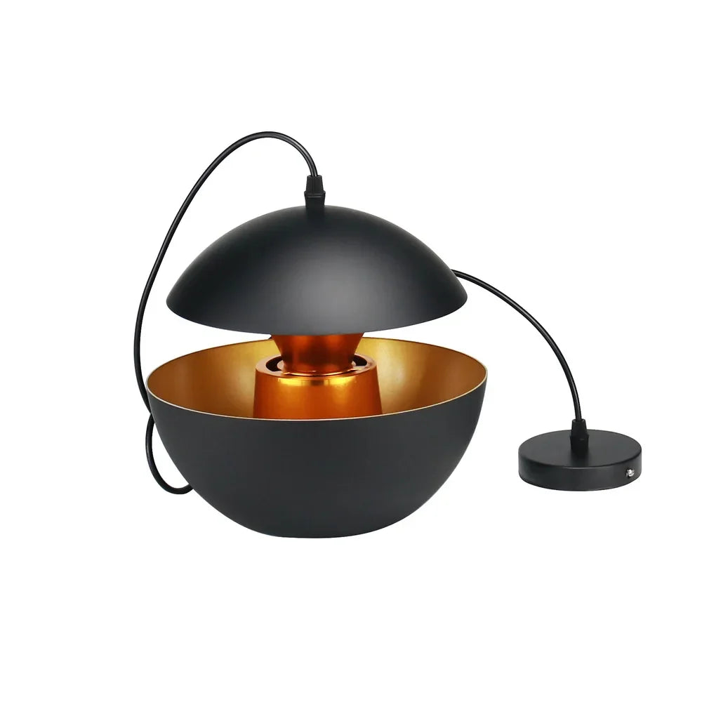 Postmodern Aluminum Dome Pendant Light