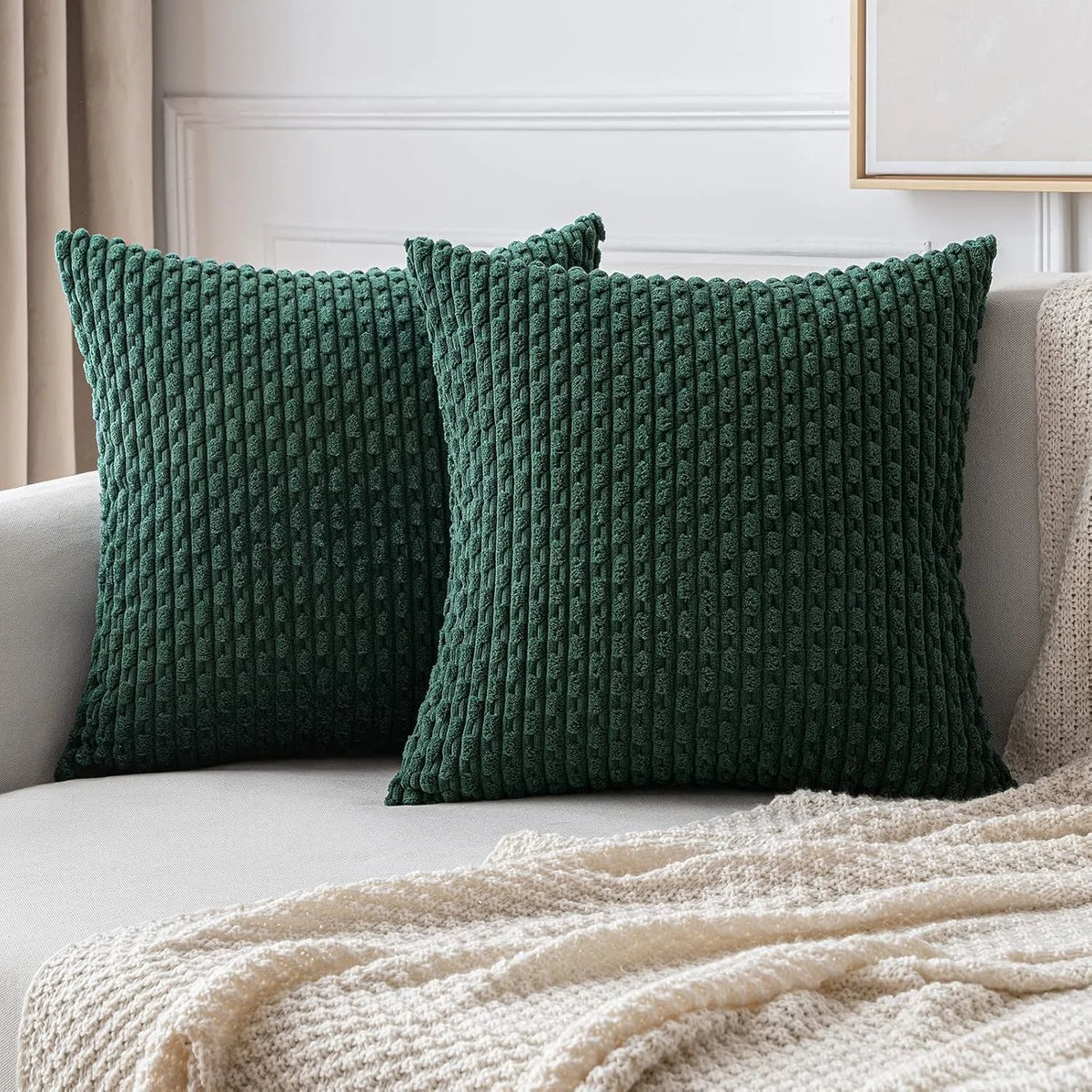 Boho Patchwork Corduroy Pillow Cover