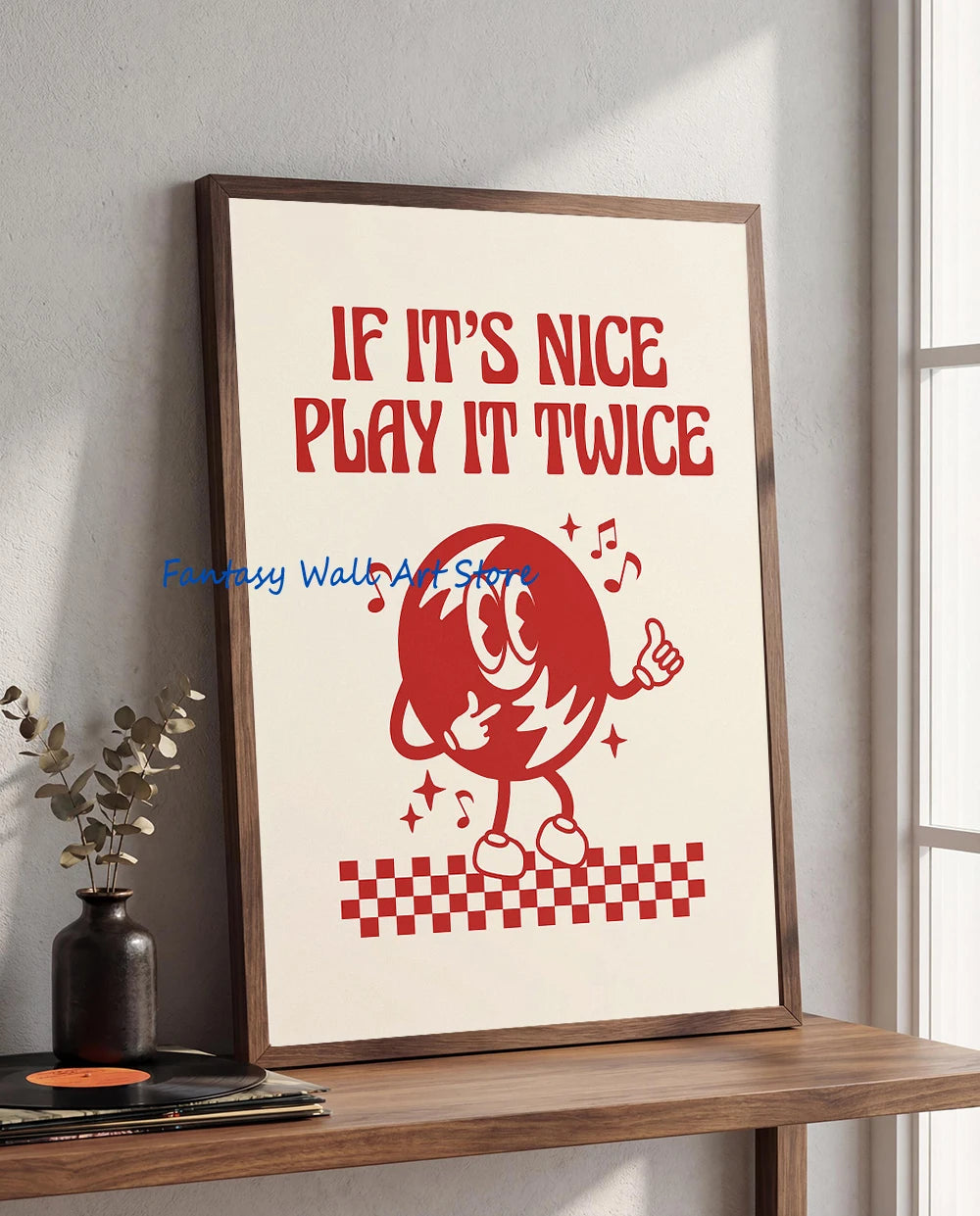 Retro Music Vinyl Record Canvas Wall Art