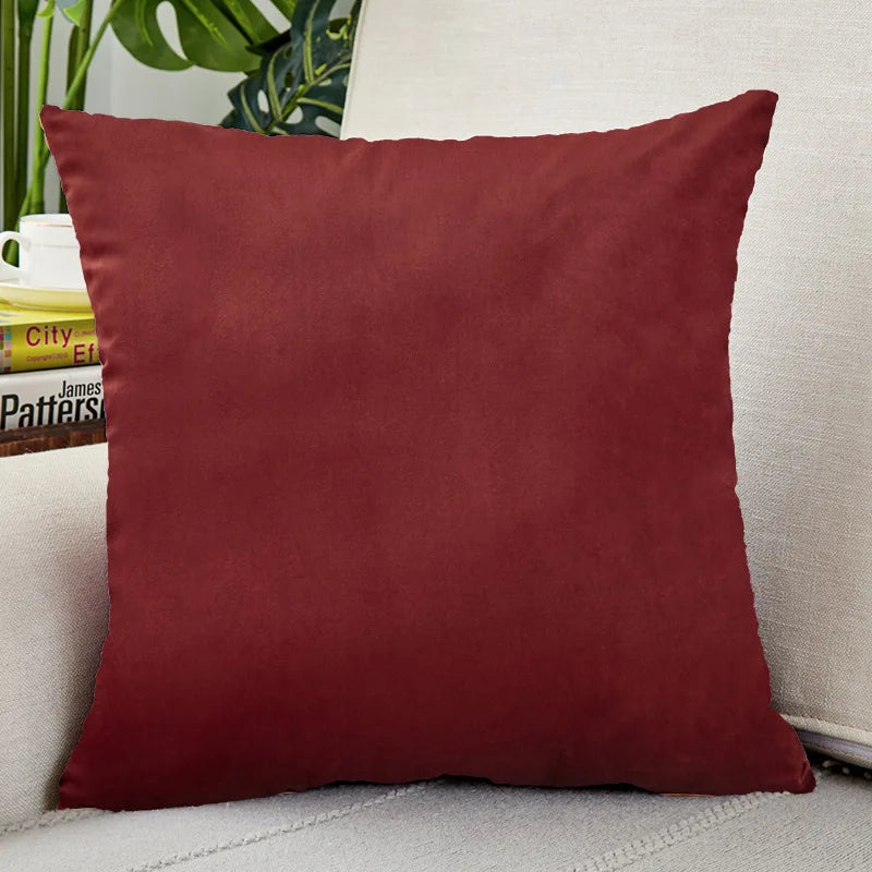 Nordic Velvet Throw Pillow Cover
