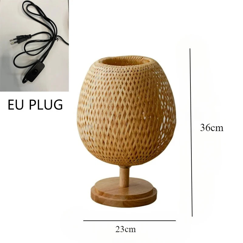 Hand Knitted Bamboo Pendant