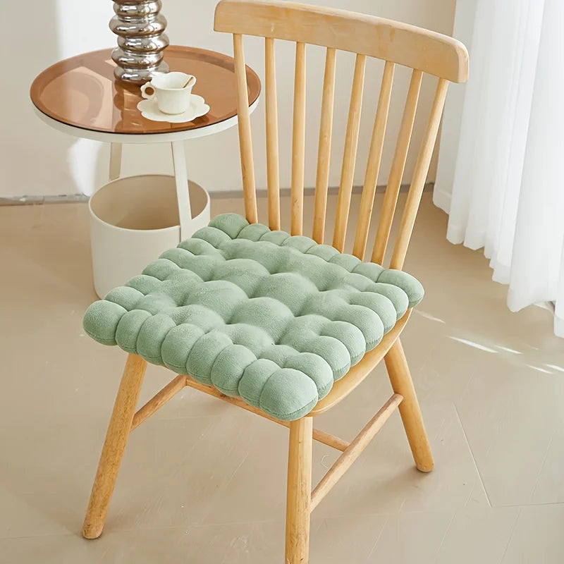 Round Biscuit Plush Seat Cushion