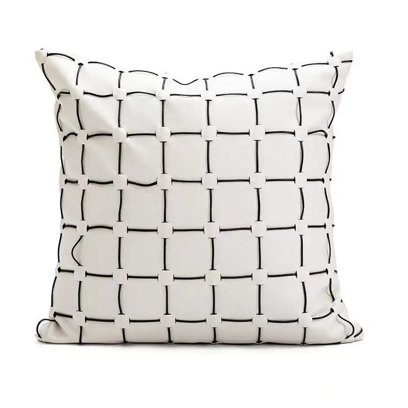 Soft Plush Throw Pillow Cover — styling detail