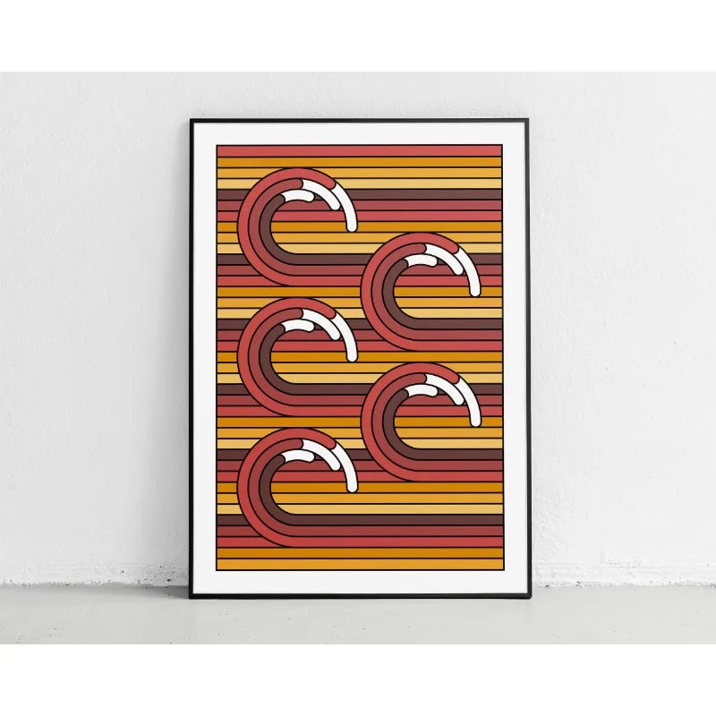 Japanese Great Wave Mount Fuji Canvas Wall Art