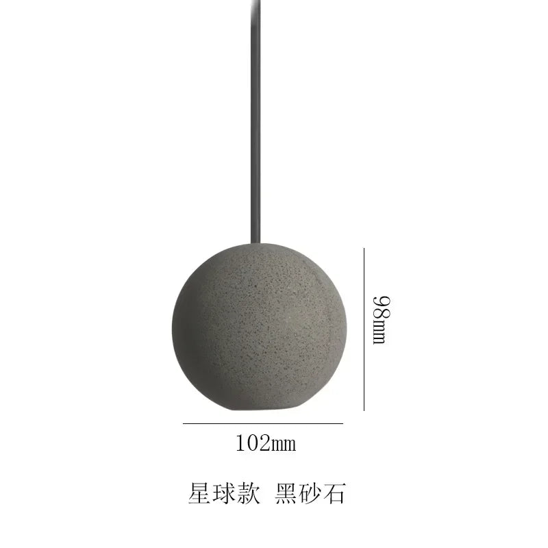 Concrete Stone Pendant Light