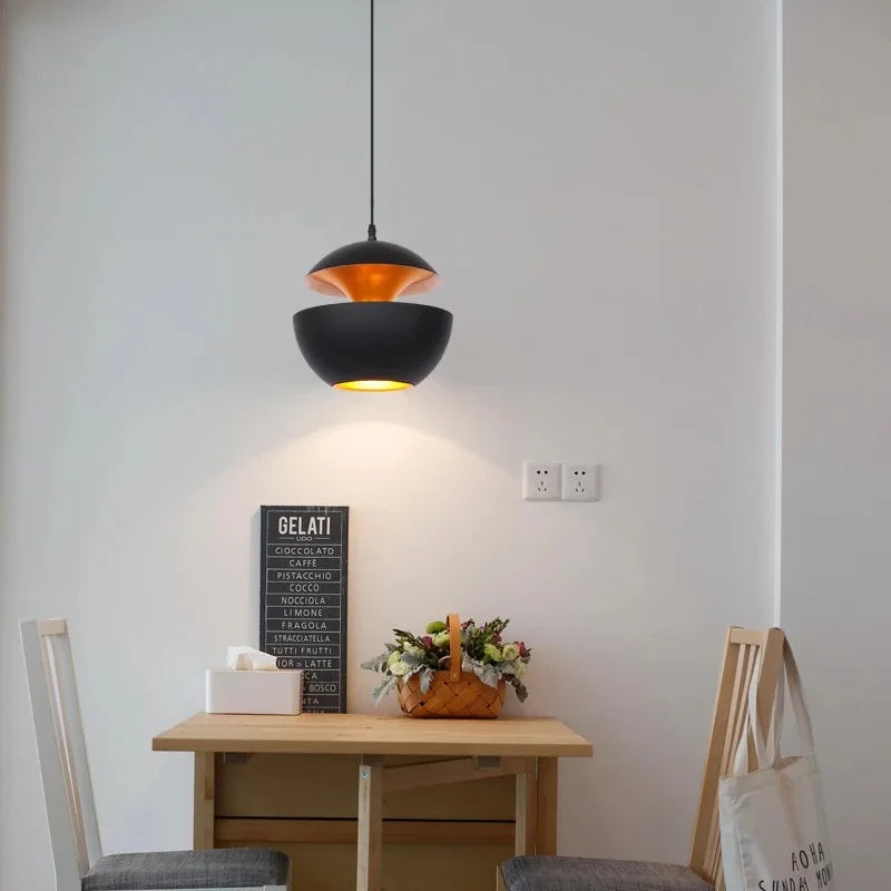 Postmodern Aluminum Dome Pendant Light