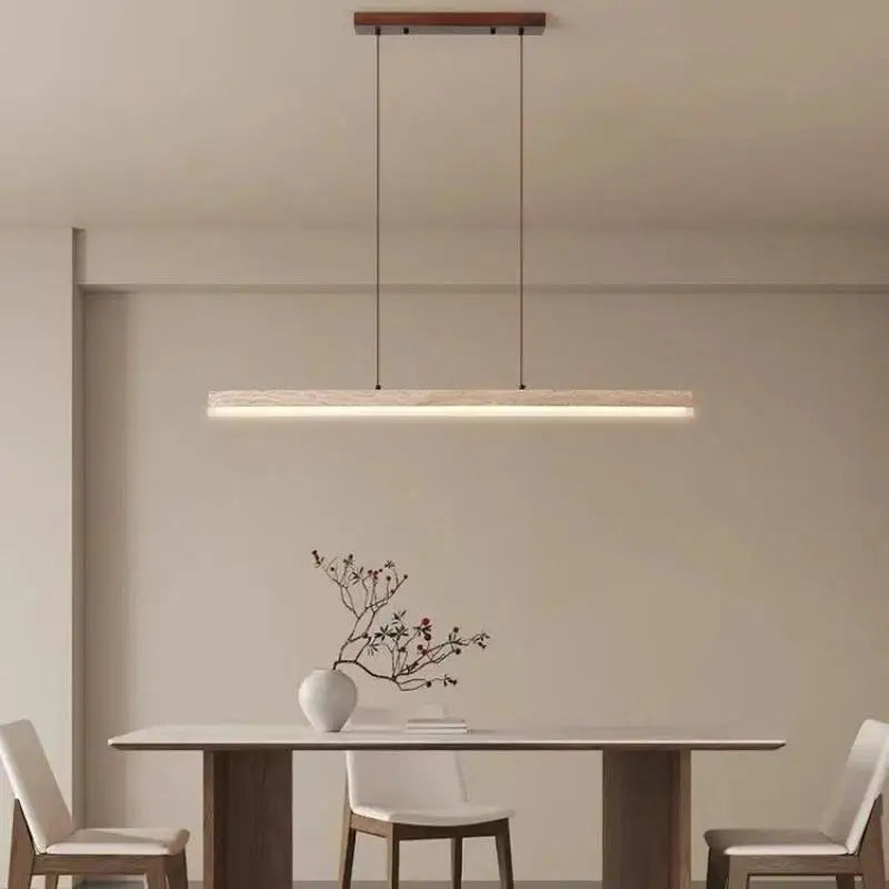 Travertine Linear Pendant Light