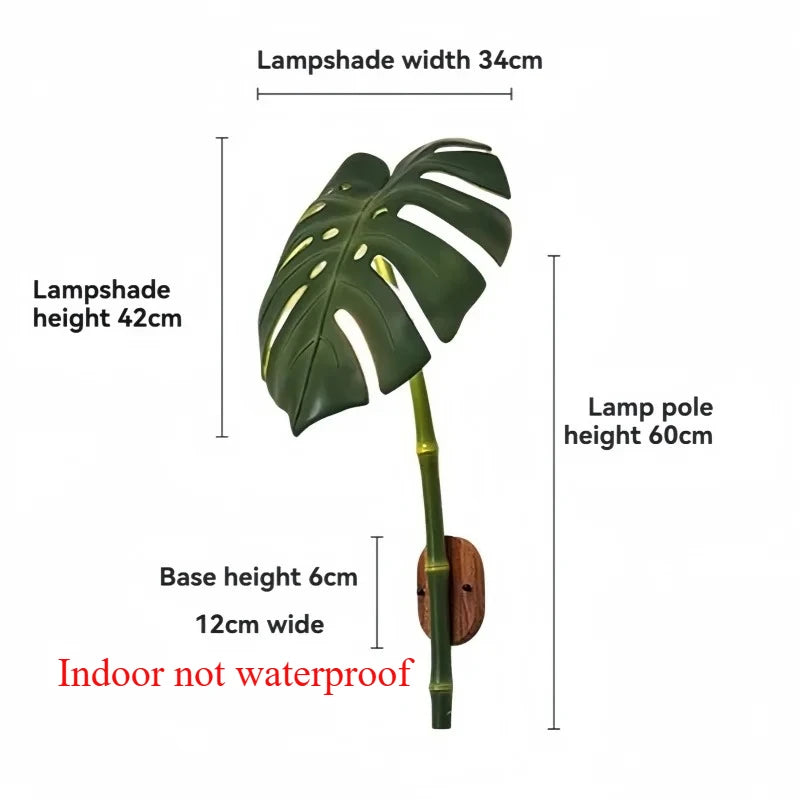 Bionic Bamboo Outdoor Wall Sconce