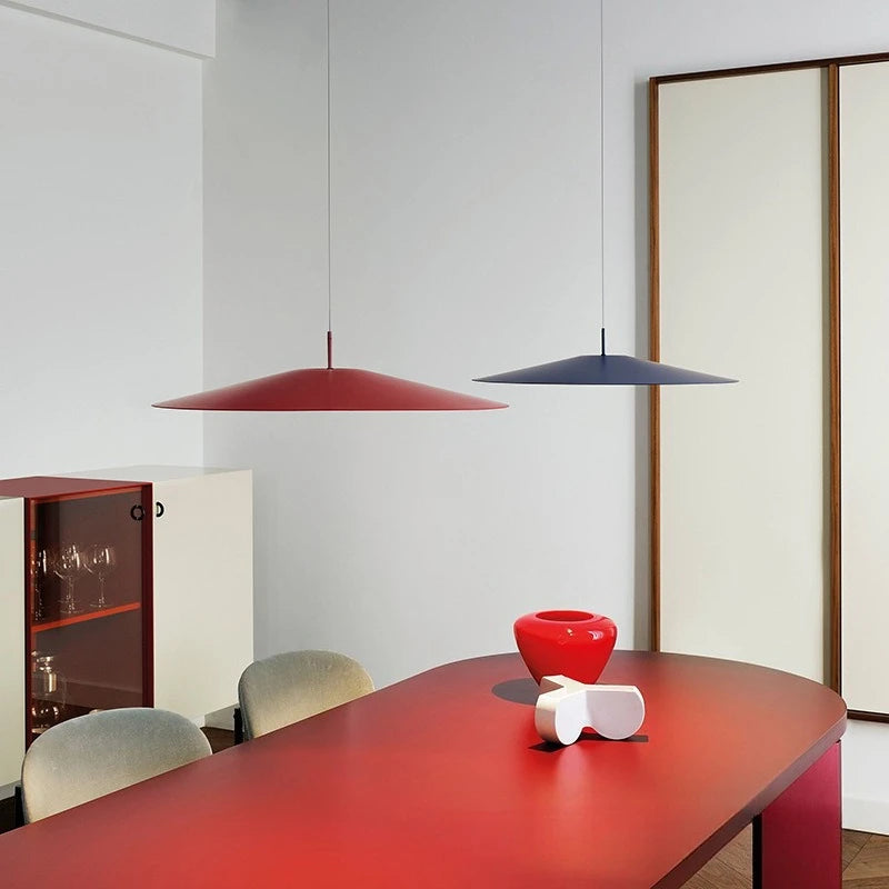 Metal Flying Saucer Pendant Light