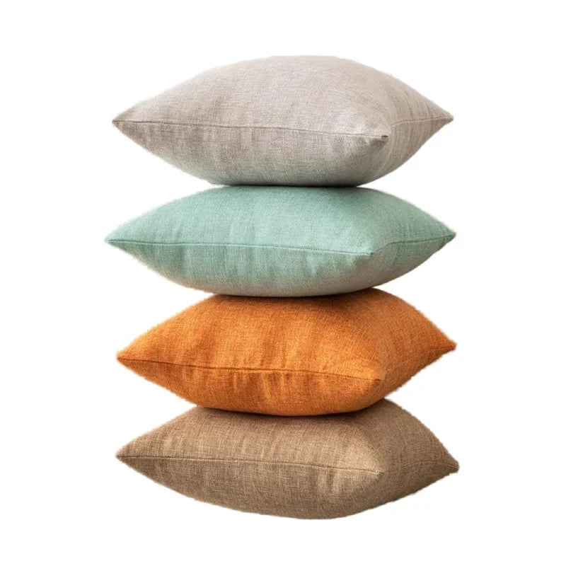 Farmhouse Chenille Throw Pillow Cover — styling detail