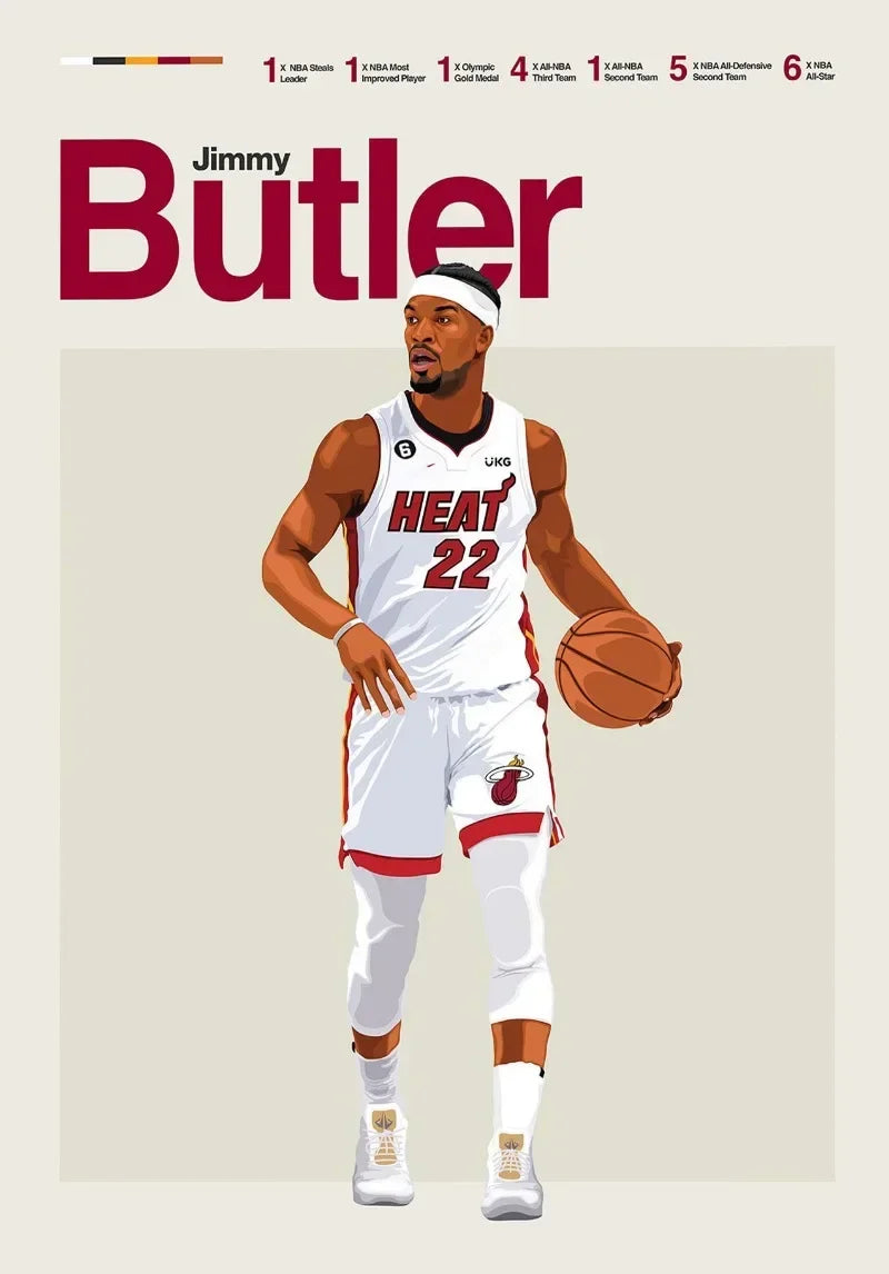 World Champion Basketball Player Poster Canvas Wall Art