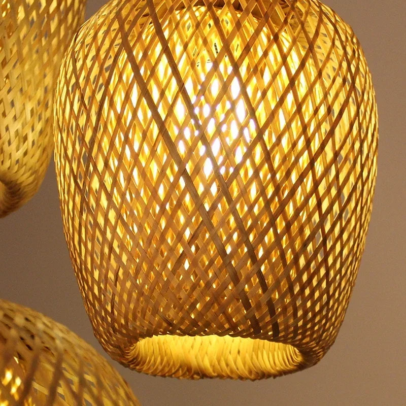 Bamboo Trio Pendant Set