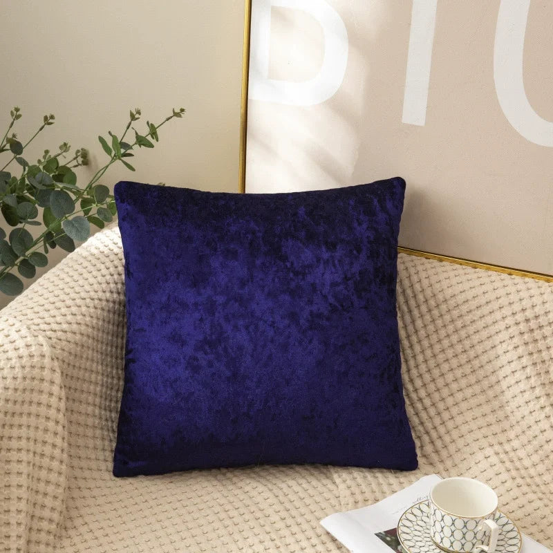 Velvet Throw Pillow Cover — styling detail