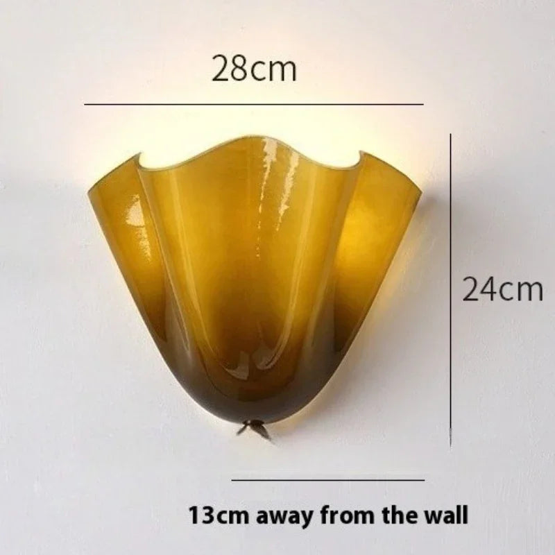 Retro E14 Glass Wall Sconce