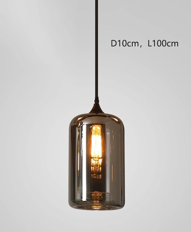 Glass Ring Multi Head Chandelier