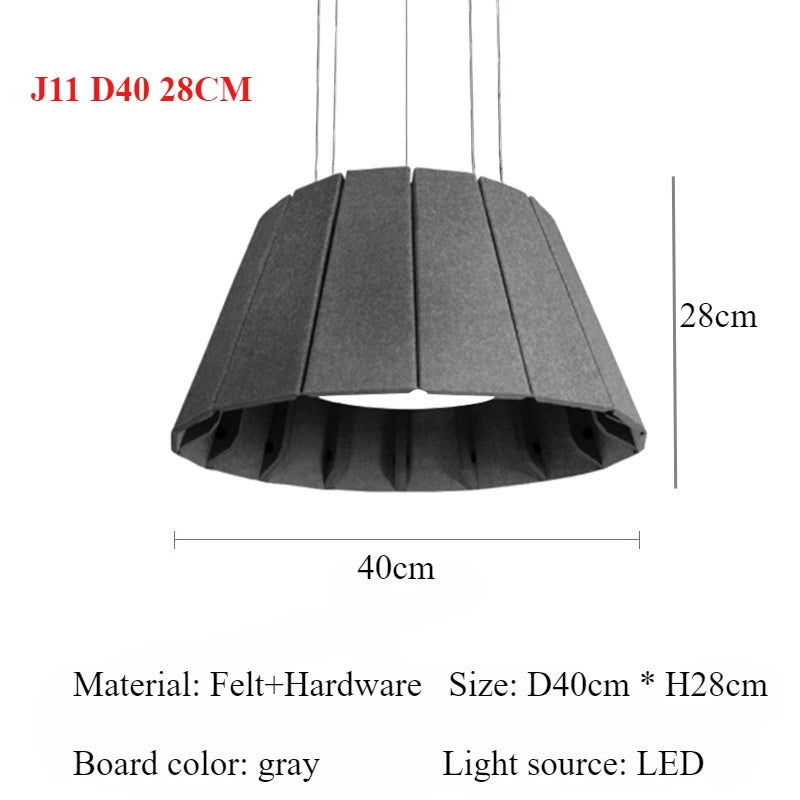 Nordic Felt Pendant Lamp