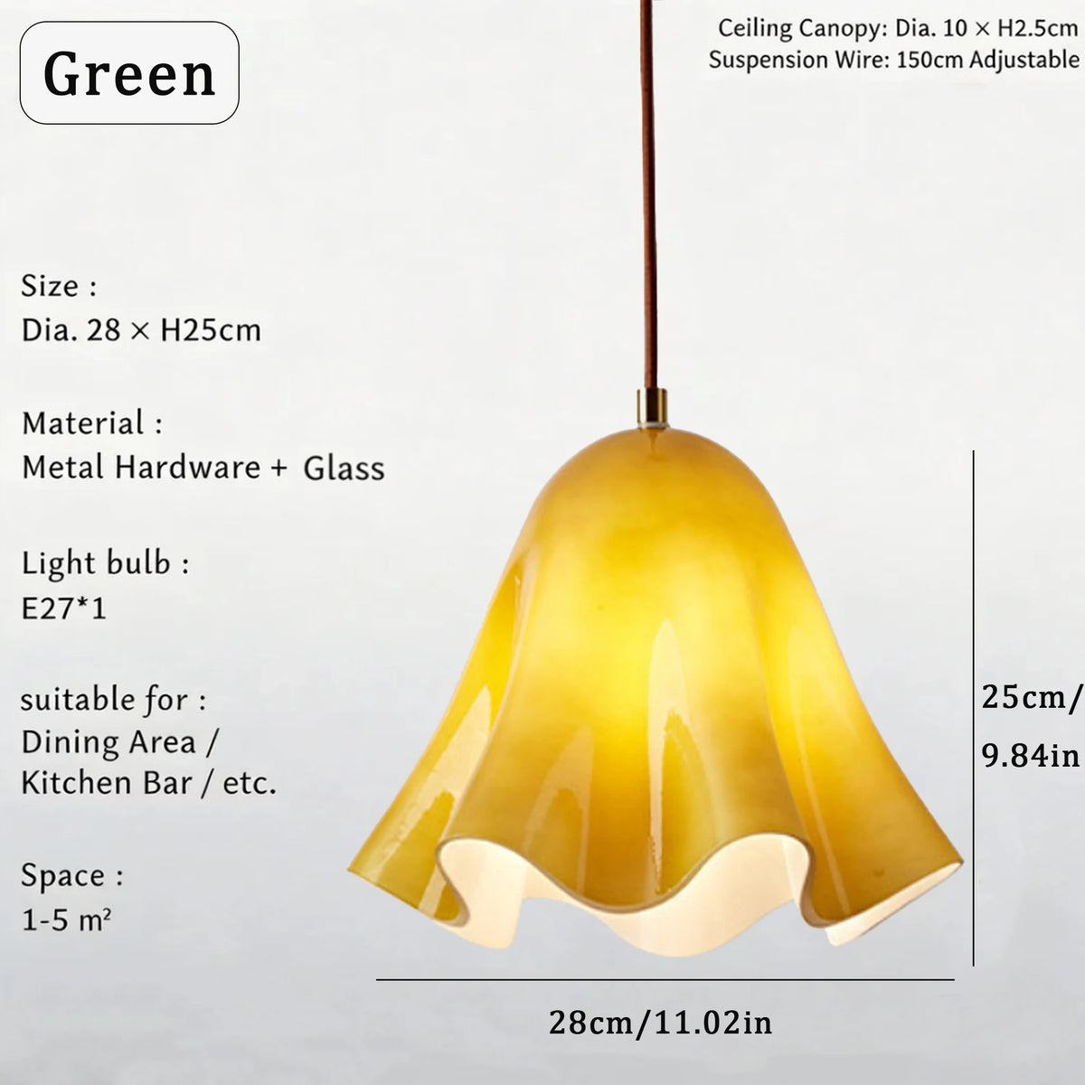 Retro E14 Glass Wall Sconce