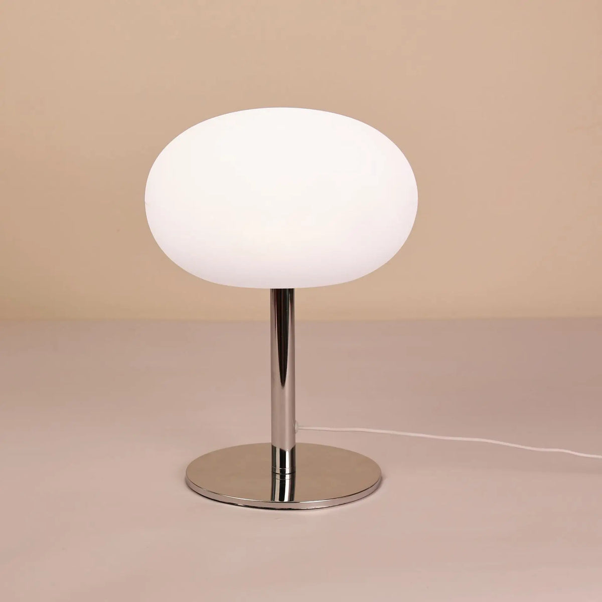 Macaron LED lamp in dark room showing eye-protection ambient glow