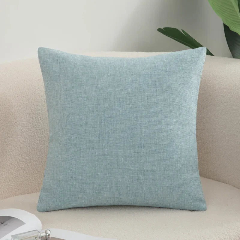 Farmhouse Chenille Throw Pillow Cover — styling detail