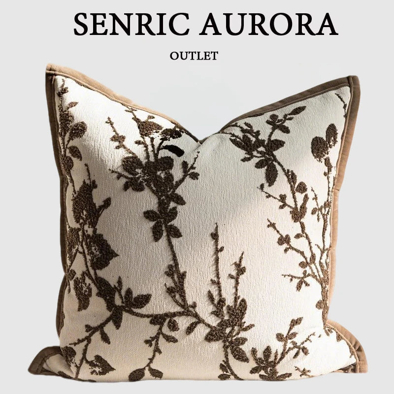 Branch Print Luxury Pillow Cover