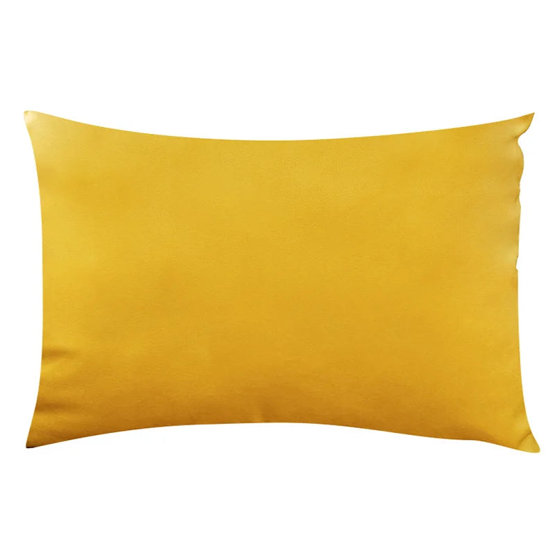Soft Velvet Lumbar Pillow Cover — styling detail