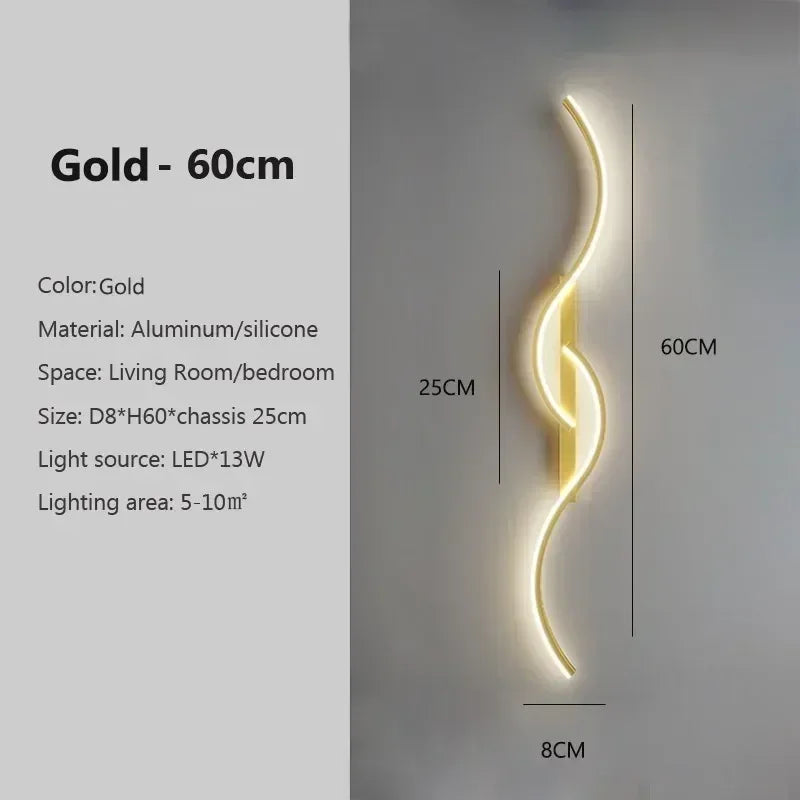 Modern LED Long Strip Wall Sconce