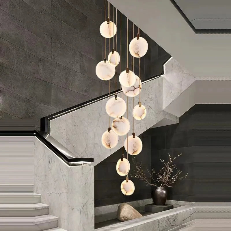 Marble Multi Rod Pendant Light