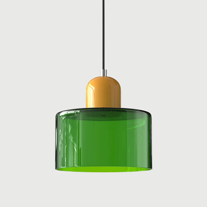 Colorful Glass Globe Pendant Light